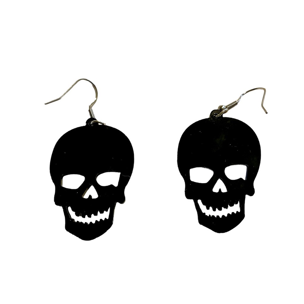 🔥 Acrylic skull earrings ✨